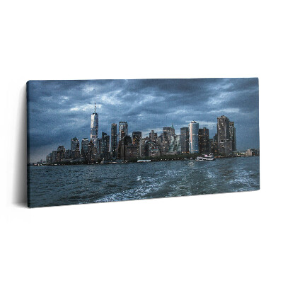 Imprimare tablou canvas 120x60 Orizontul New York-ului