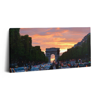 Imprimare tablou canvas 120x60 Arcul de Triumf de pe strada Zachodnia