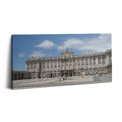 Imprimare tablou canvas 120x60 Palatul istoric din Madrid