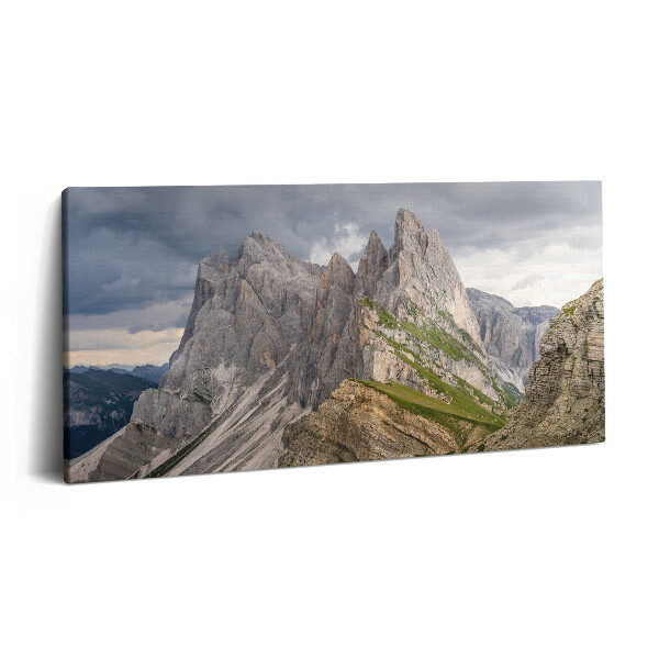 Imprimare tablou canvas 120x60 Munții Stâncoși