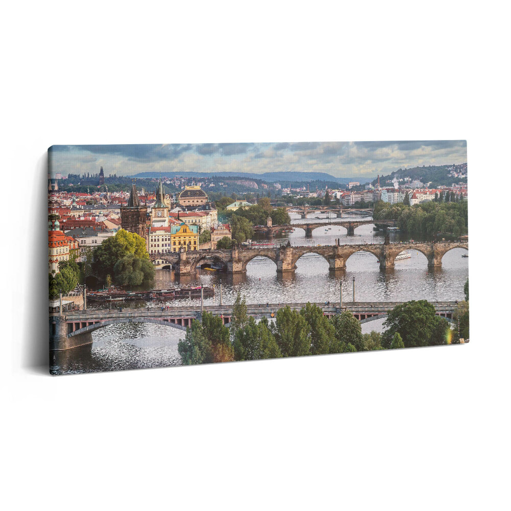 Imprimare tablou canvas 120x60 Vedere a Pragăi