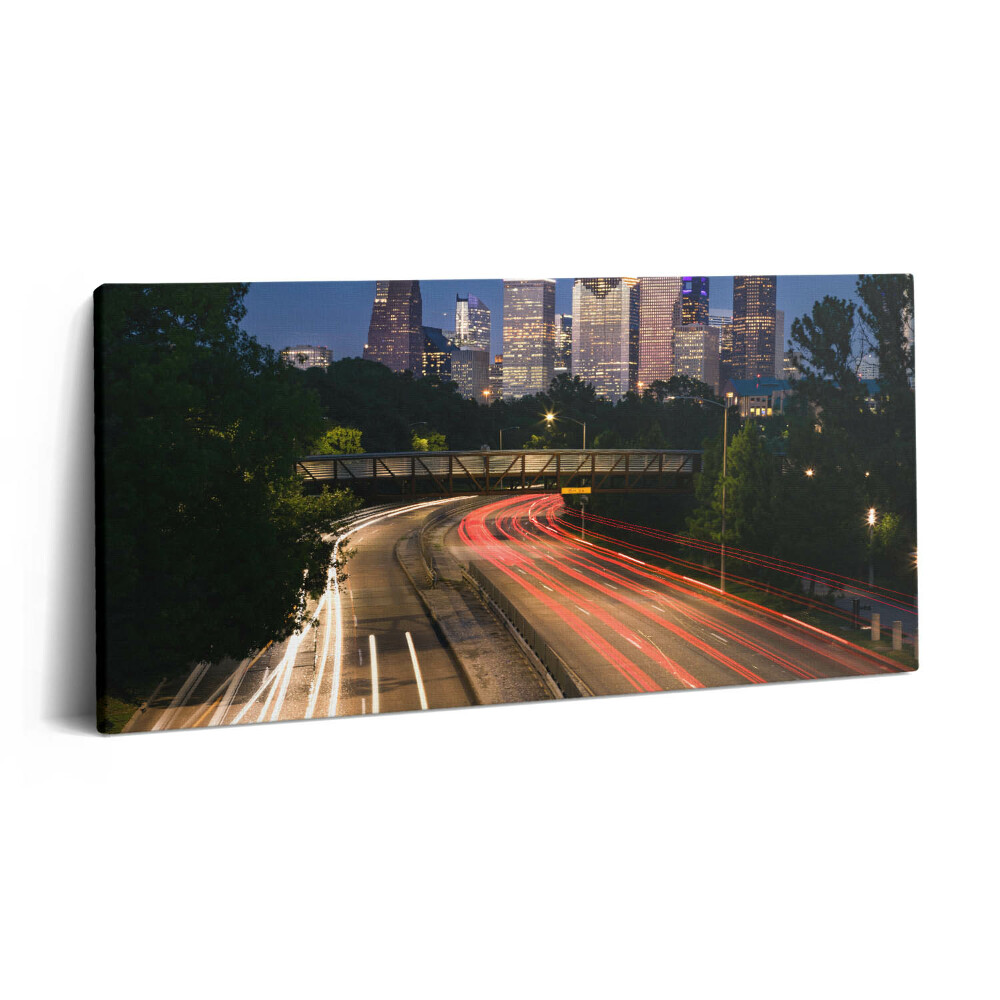 Imprimare tablou canvas 120x60 Autostrada către oraș