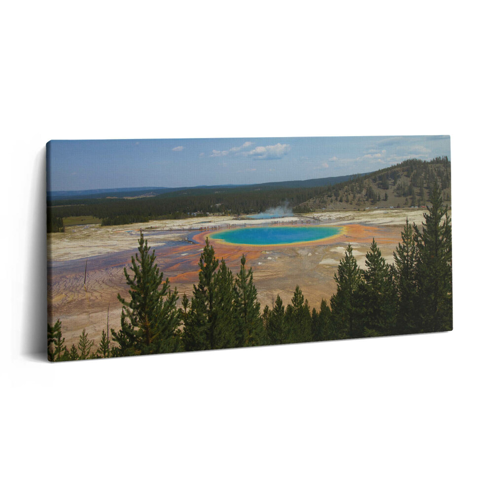 Imprimare tablou canvas 120x60 Izvoare termale în Parcul Național Yellowstone