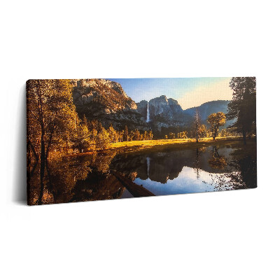 Imprimare tablou canvas 120x60 Pădurea din Parcul Yosemite
