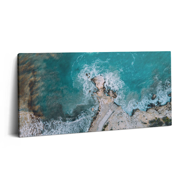 Imprimare tablou canvas 120x60 Fiordurile de pe Costa Blanca