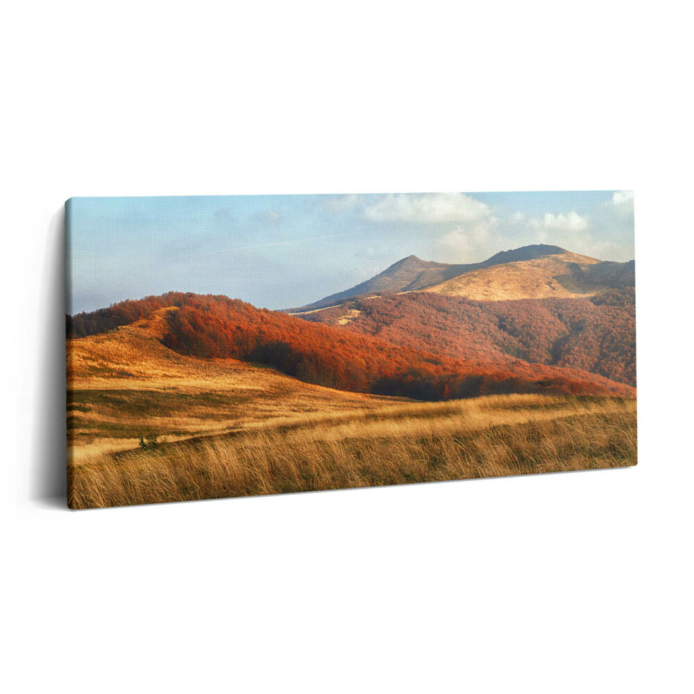 Imprimare tablou canvas 120x60 Peisaj montan de toamnă