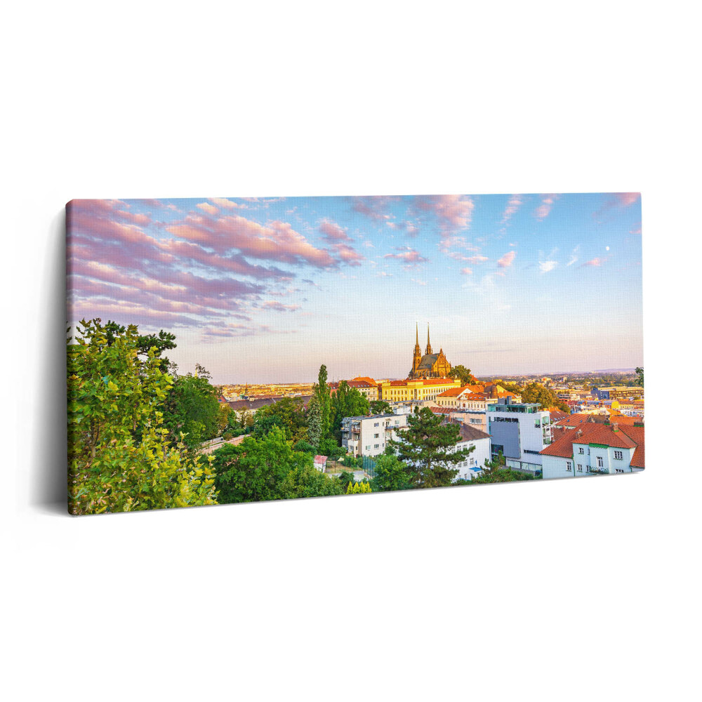 Imprimare tablou canvas 120x60 Clădiri Brno Republica Cehă
