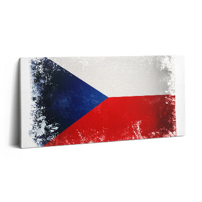 Imprimare tablou canvas 120x60 steagul ceh