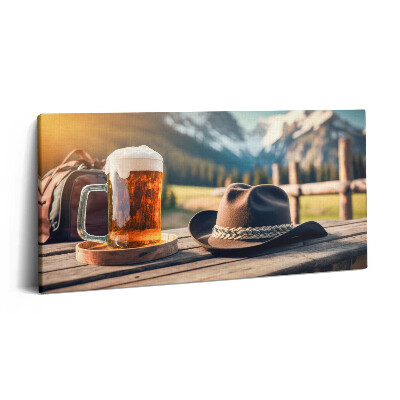 Imprimare tablou canvas 120x60 Festivalul din Octombrie la München