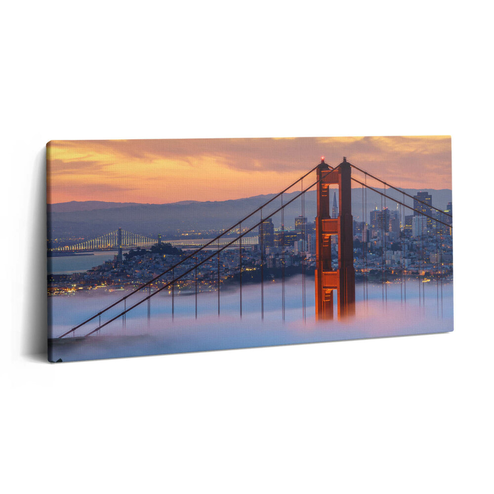 Imprimare tablou canvas 120x60 Podul San Francisco