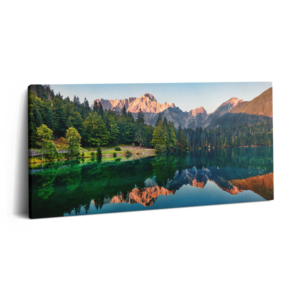 Imprimare tablou canvas 120x60 Peisaj lacustru