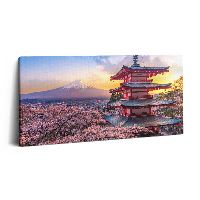 Imprimare tablou canvas 120x60 Construcție japoneză