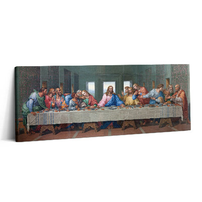 Print pe canvas 125x50 Cina cea de Taină de Leonardo da Vinci