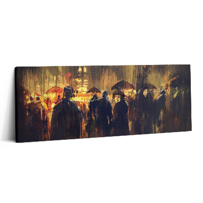 Print pe canvas 125x50 Impresionismul în artă - piață