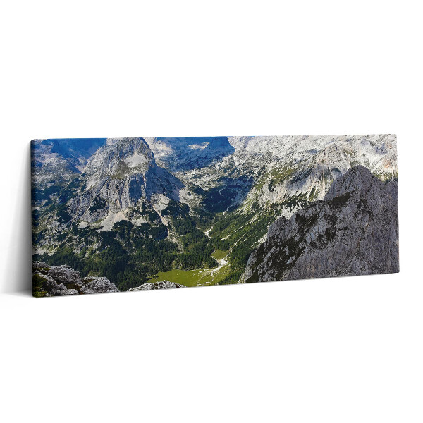 Print pe canvas 125x50 Peisajul Munților Stâncoși