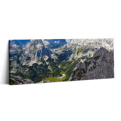 Print pe canvas 125x50 Peisajul Munților Stâncoși