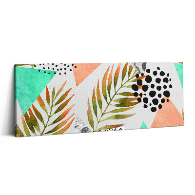 Print pe canvas 125x50 Model geometric abstract de vară