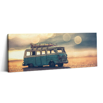 Print pe canvas 125x50 Rulotă pe plajă