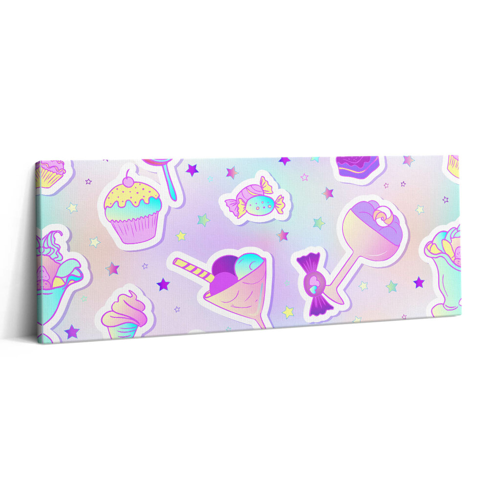 Print pe canvas 125x50 Fursecuri cu înghețată