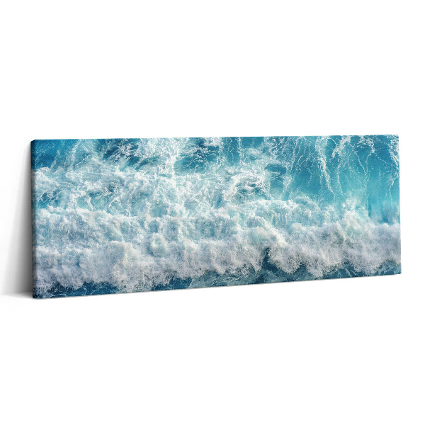 Print pe canvas 125x50 Vedere aeriană a unui val oceanic