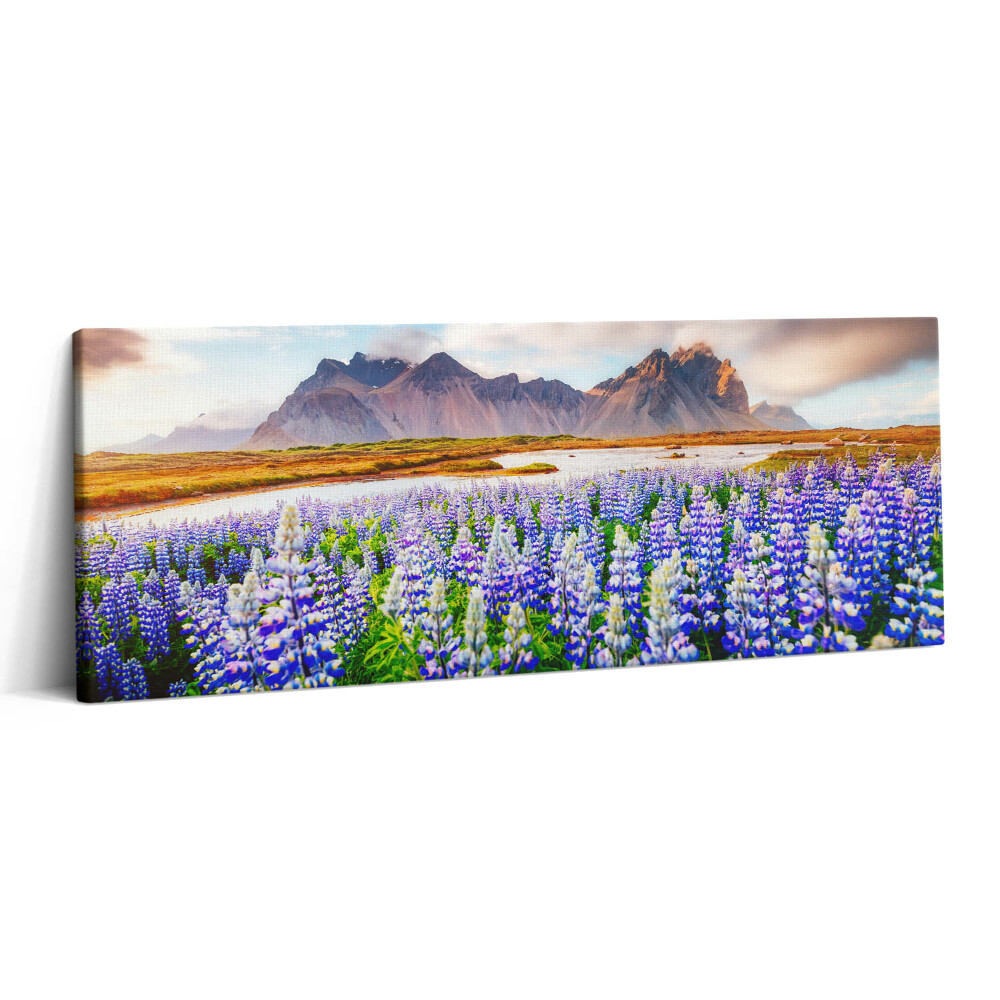 Print pe canvas 125x50 Flori magice de lupin