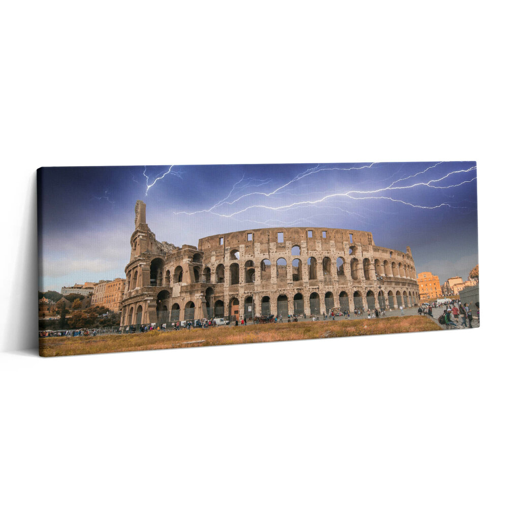 Print pe canvas 125x50 Furtună la Colosseum