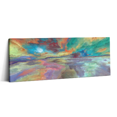 Print pe canvas 125x50 Abstractizare a peisajului cerului