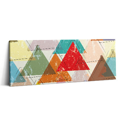Print pe canvas 125x50 Model geometric triunghiular