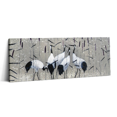 Print pe canvas 125x50 Macarale cu stuf