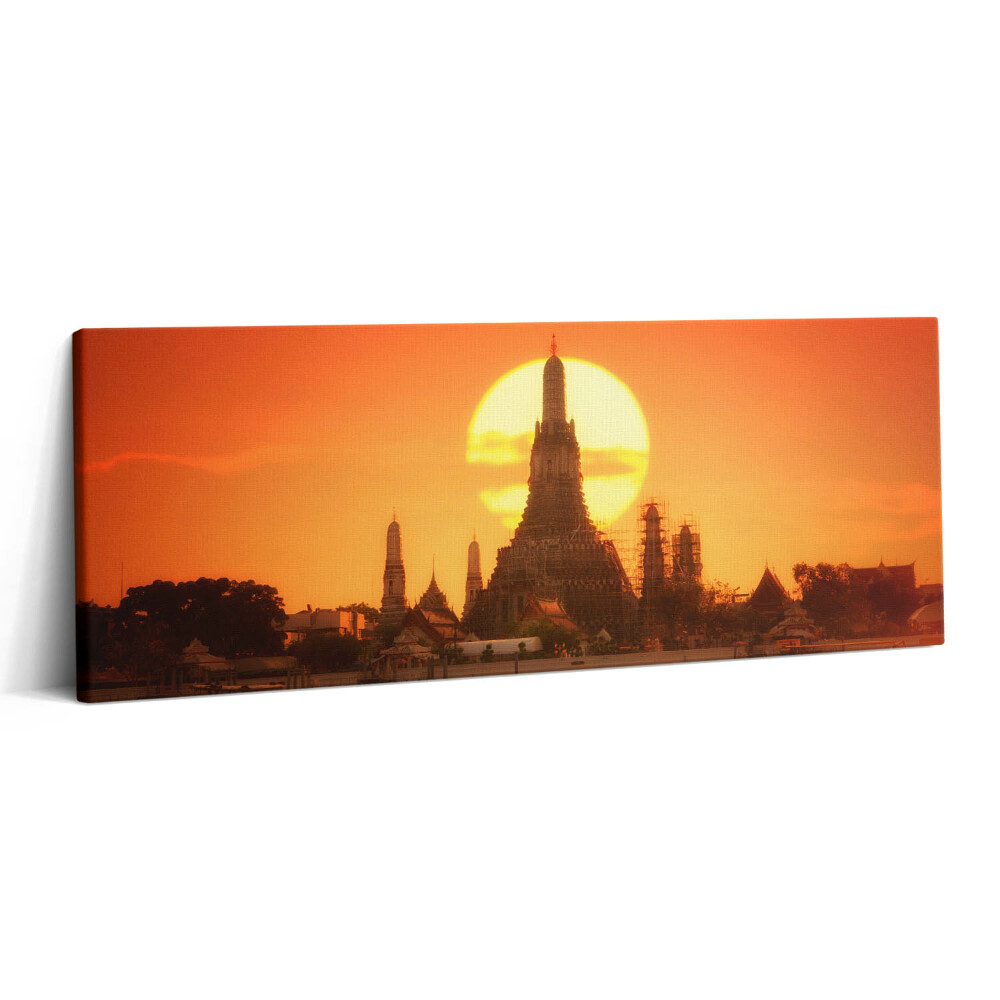 Print pe canvas 125x50 Wat Arun Bangkok Thailanda