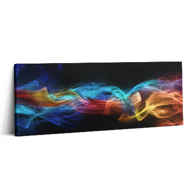 Print pe canvas 125x50 Linii de lumină abstracte colorate
