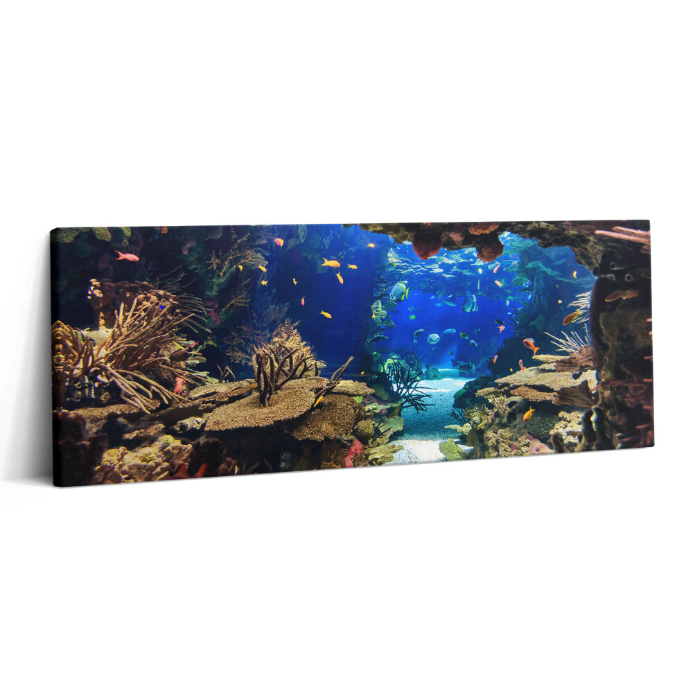 Print pe canvas 125x50 Acvariu