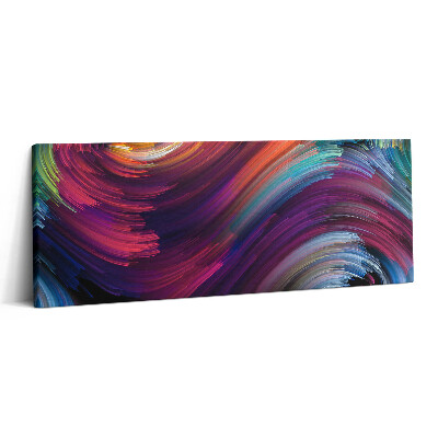 Print pe canvas 125x50 Valuri abstracte