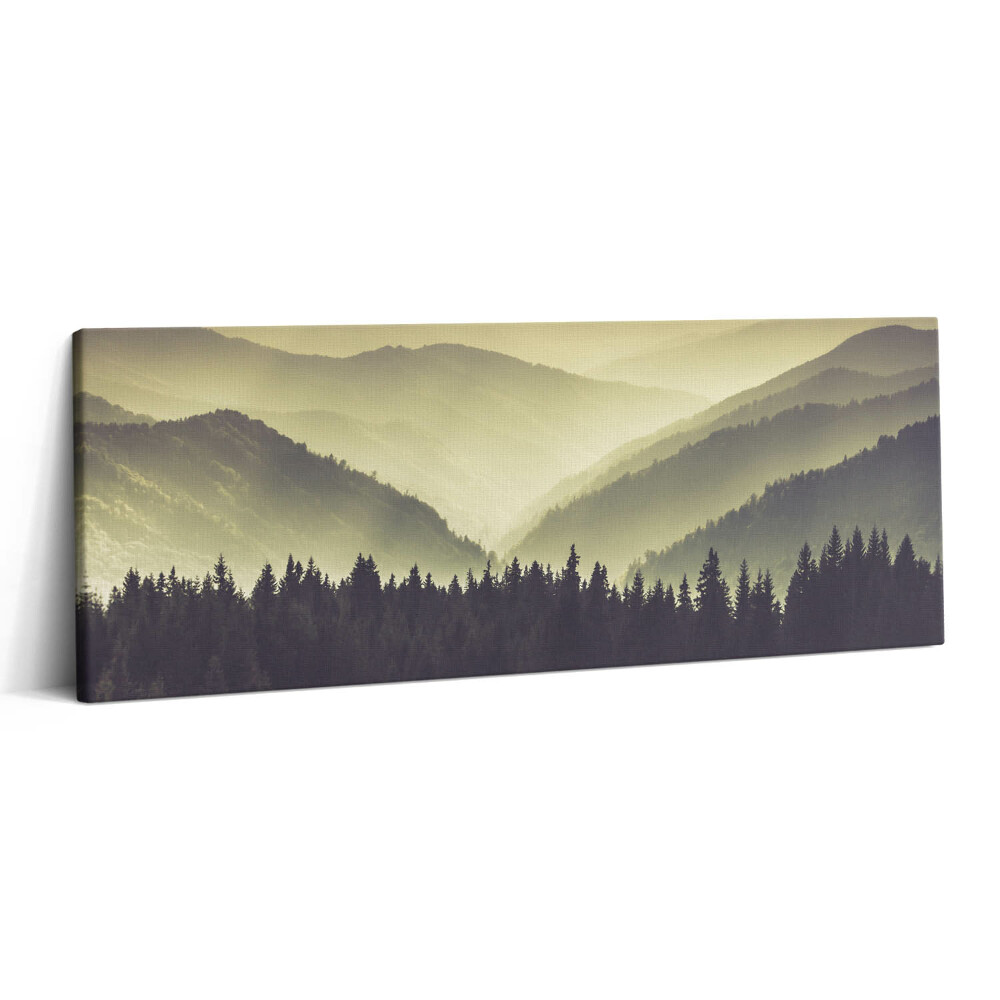 Print pe canvas 125x50 Pante muntoase încețoșate