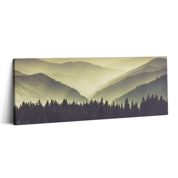 Print pe canvas 125x50 Pante muntoase încețoșate