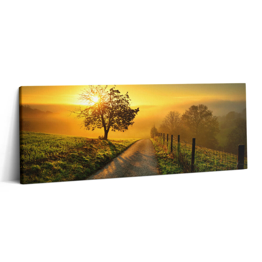 Print pe canvas 125x50 Ceață la răsărit