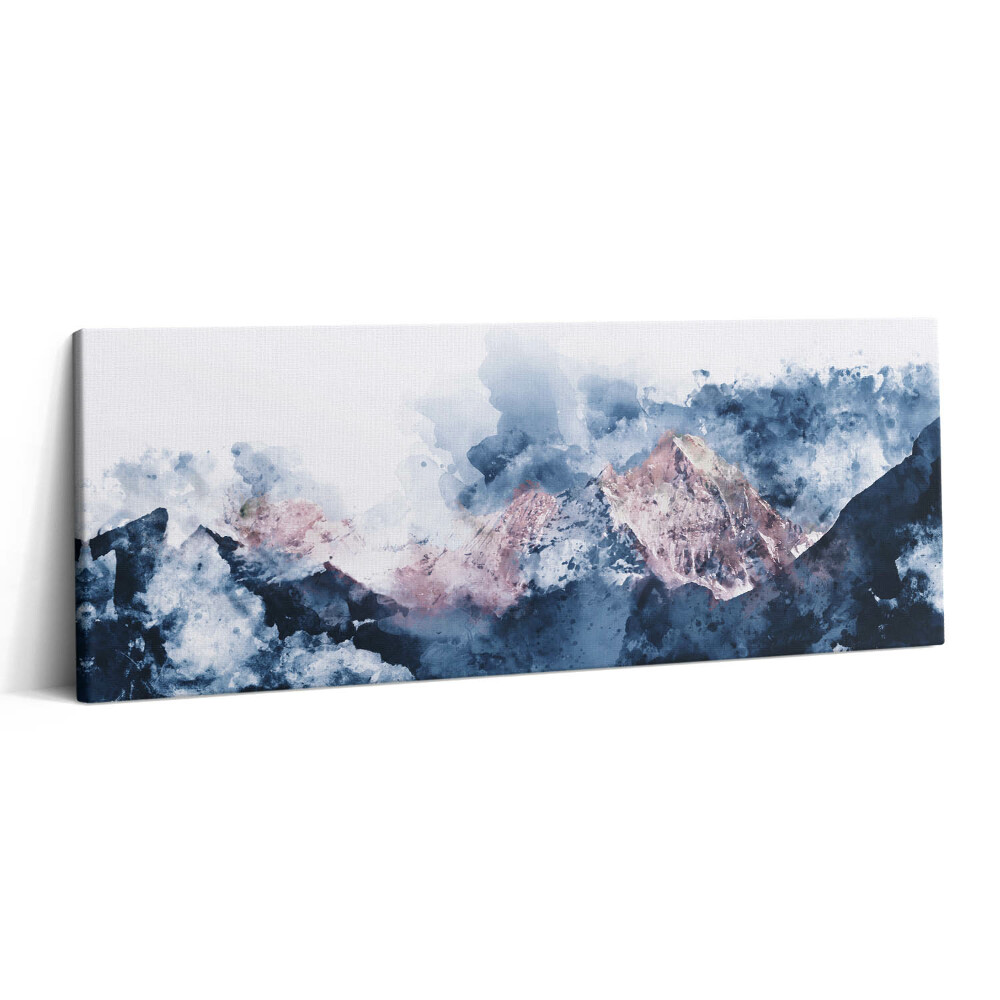 Print pe canvas 125x50 Rezumat al lanțurilor muntoase