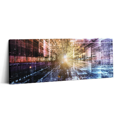 Print pe canvas 125x50 Model abstract de lumină