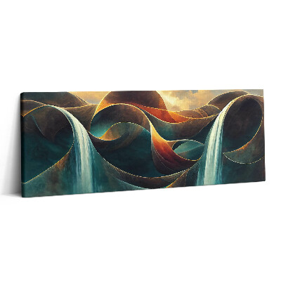 Print pe canvas 125x50 Cascadă curgătoare fundal