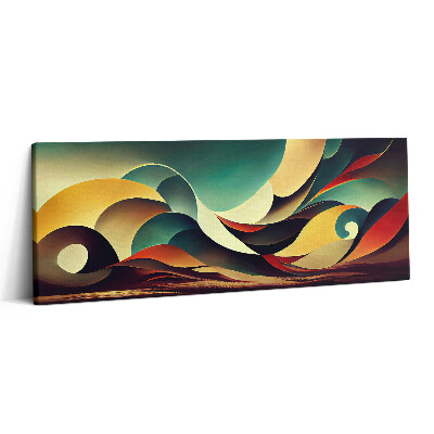 Print pe canvas 125x50 Fundal de linii abstracte fără sudură