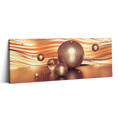 Print pe canvas 125x50 Frumoasă abstracție 3D a minimalismului