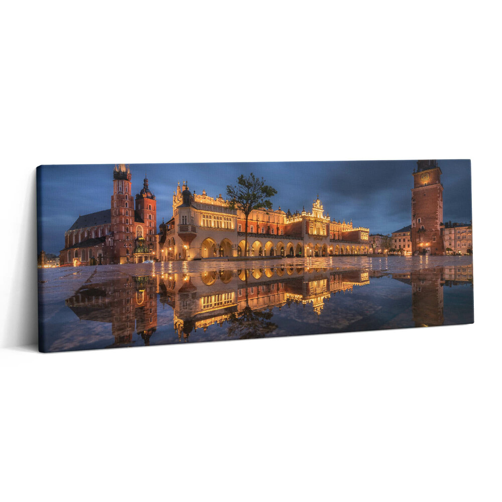 Print pe canvas 125x50 Piața Cracovia - Hala de pânză