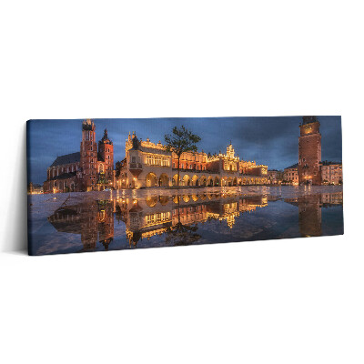 Print pe canvas 125x50 Piața Cracovia - Hala de pânză
