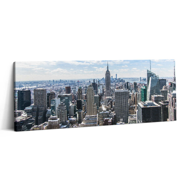 Print pe canvas 125x50 Clădirea Empire State din New York