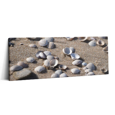 Print pe canvas 125x50 Scoici pe plajă