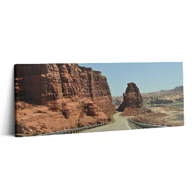 Print pe canvas 125x50 Ruta 66 în Statele Unite