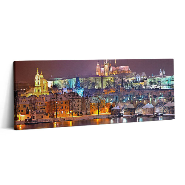 Print pe canvas 125x50 Cartierul Castelului din Praga