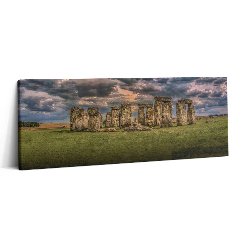 Print pe canvas 125x50 Nimbostratusul din Stonehenge