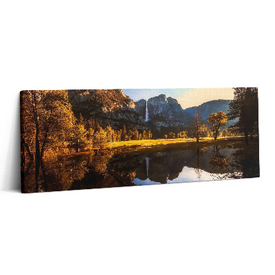 Print pe canvas 125x50 Pădurea din Parcul Yosemite