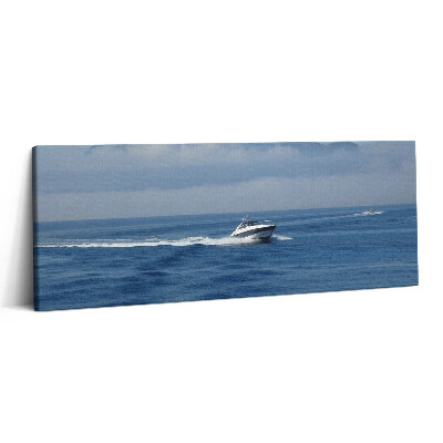 Print pe canvas 125x50 Barcă cu pânze pe ocean